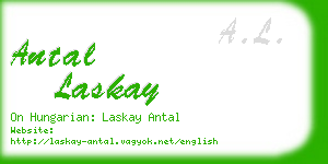 antal laskay business card